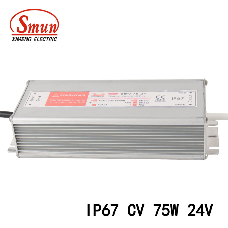 75W 24VDC 3A Waterproof Constant Voltage Switching LED Driver