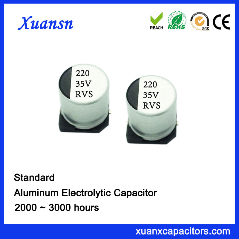 220UF 35V General 2000hours Chip Capacitor for Sale