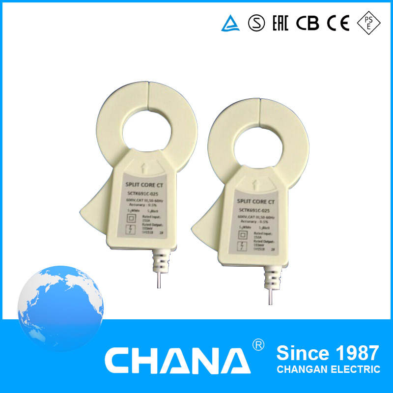 Ce RoHS Certificated 0.5A-1000A Split Core Current Transformer