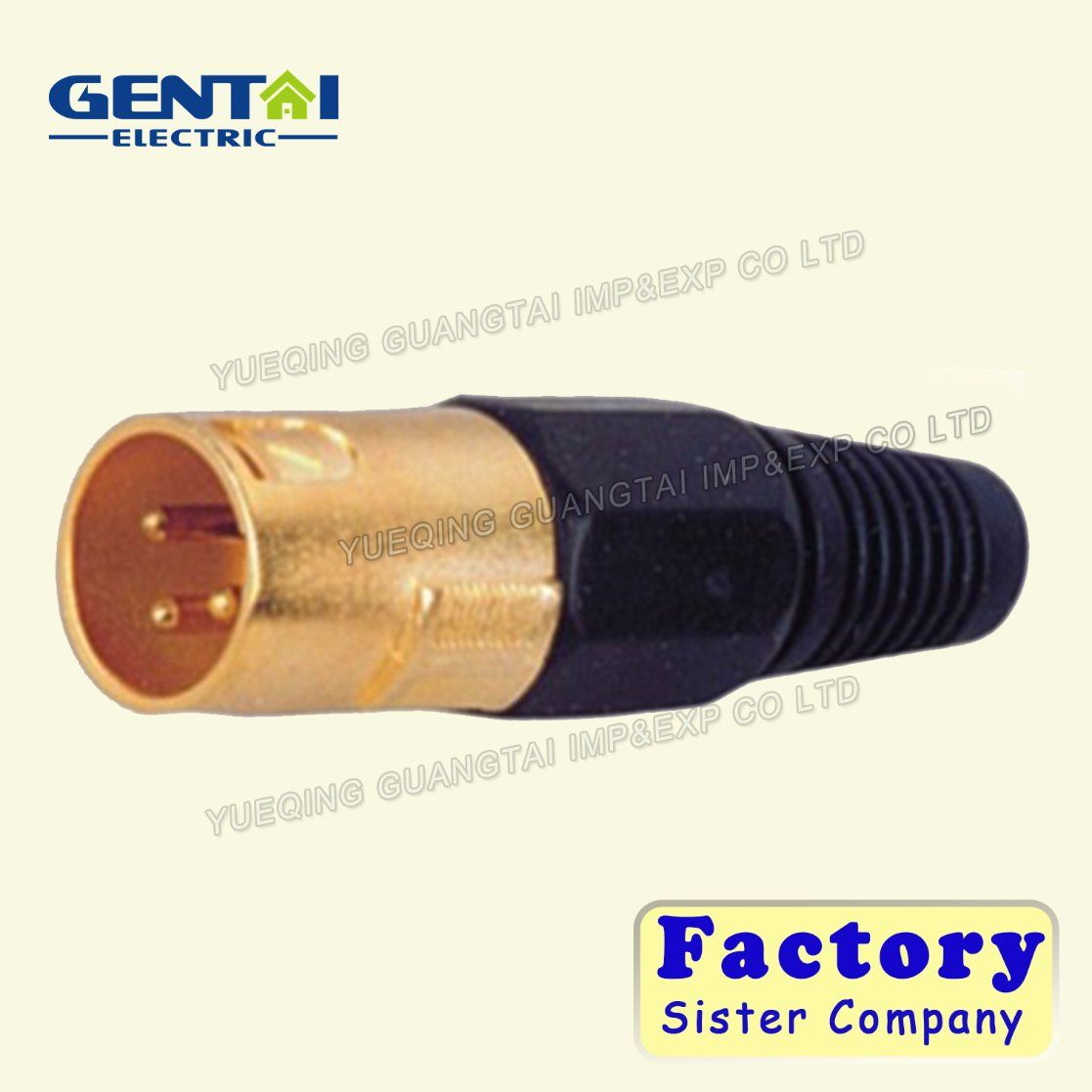 Female 5 Pin Audio Video XLR Socket Connector
