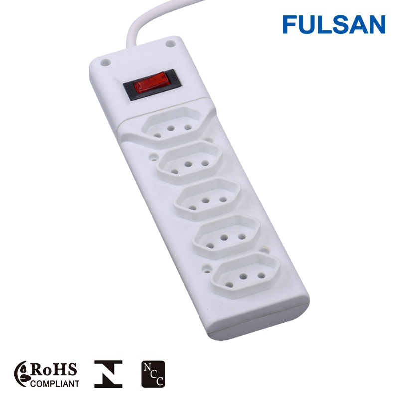 Universal 5 Way Electrical Extension Socket for Wholesale