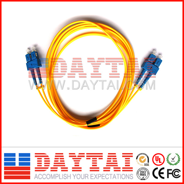 Sc/Upc Dual Connector Sm Fiber Optic Patch Cord
