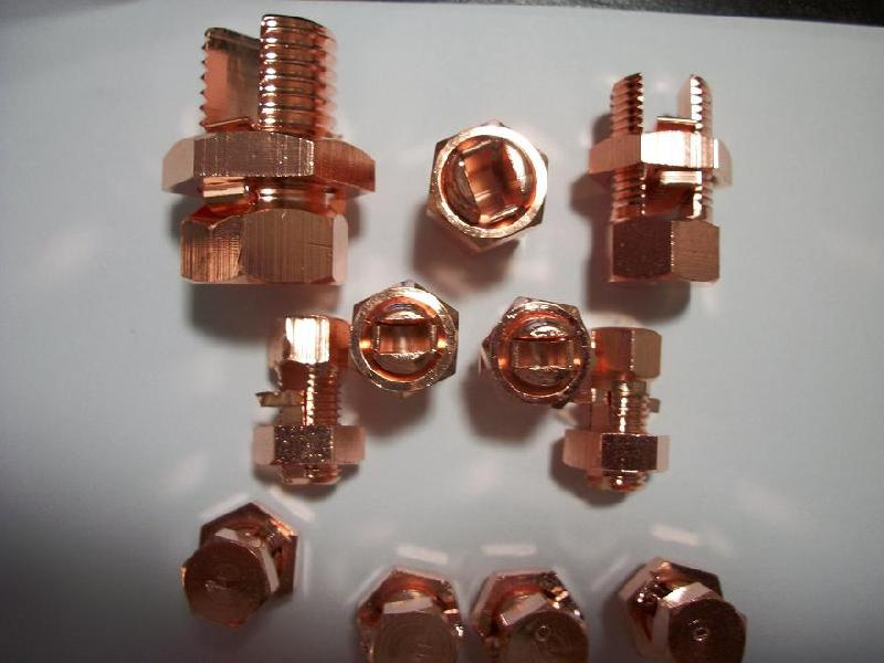Importd Bolt Type Copper Connecting Clamp / Brass Split Bolt Connector