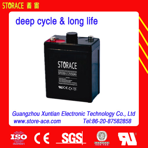 SGS 2V Hybrid Deep Cycle Battery for Solar System