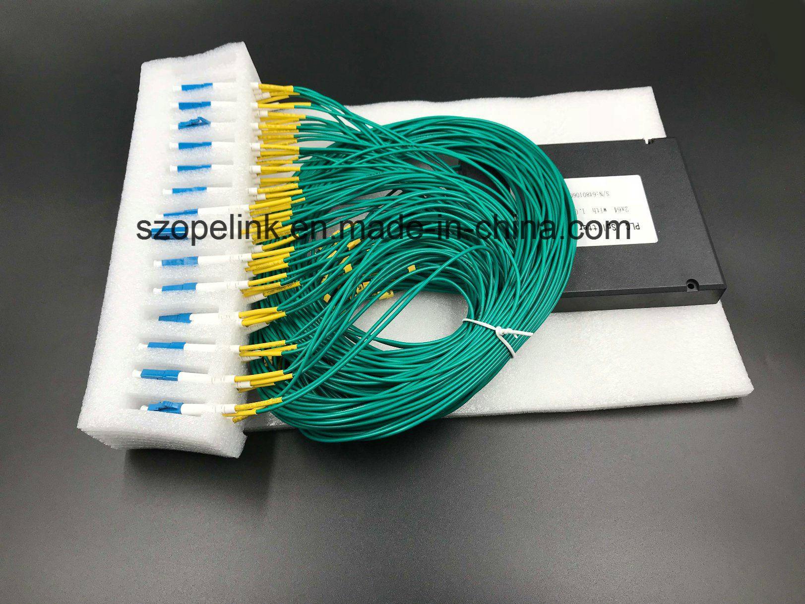 Fiber Optical PLC Splitter 2X64 for Local Area Network