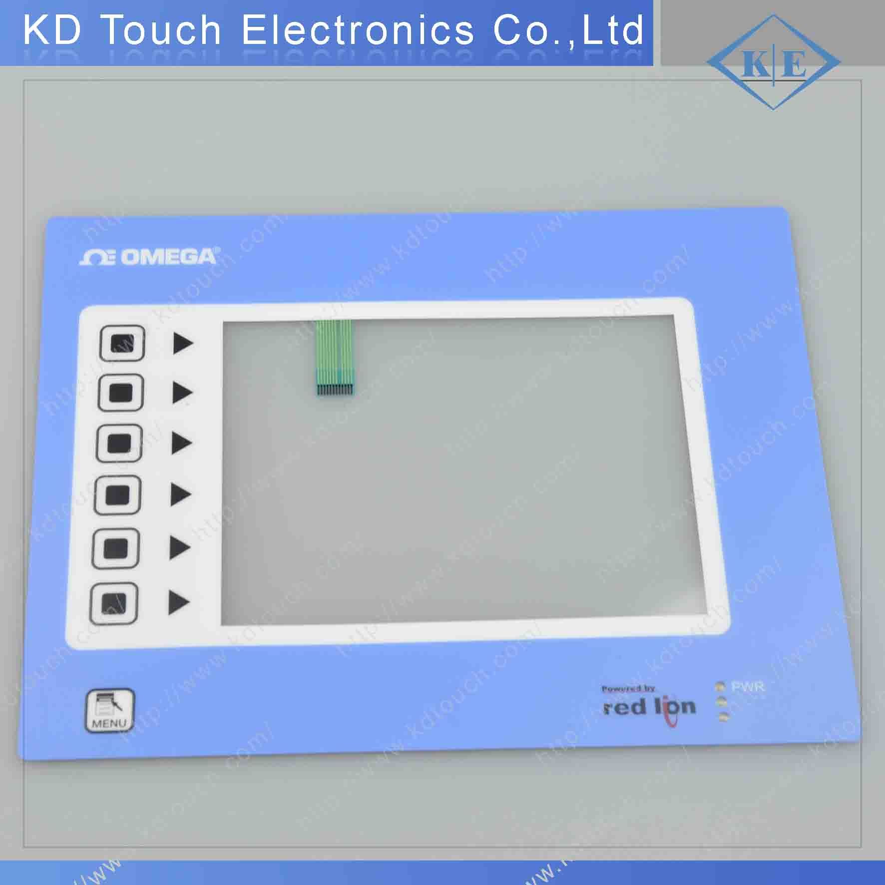 Embossed LED Membrane Control Panel Switch with S/S Domes Button