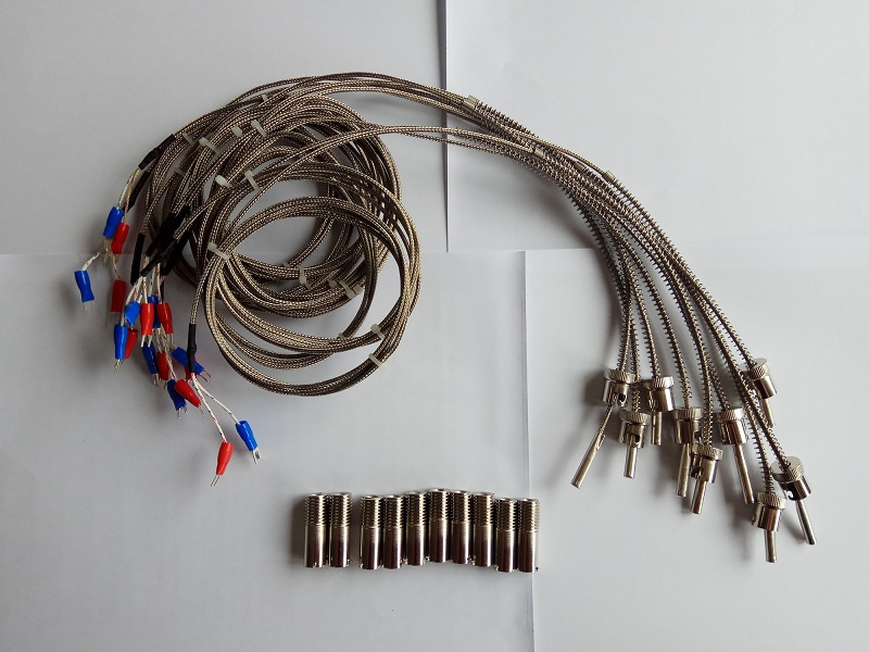 Industrial Adjustable Compression Spring Bayonet Cap Thermocouple for Plastic Machine