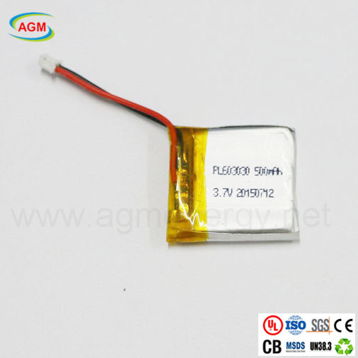 Pl603030 500mAh 3.7V Lithium Battery Rechargeable Battery