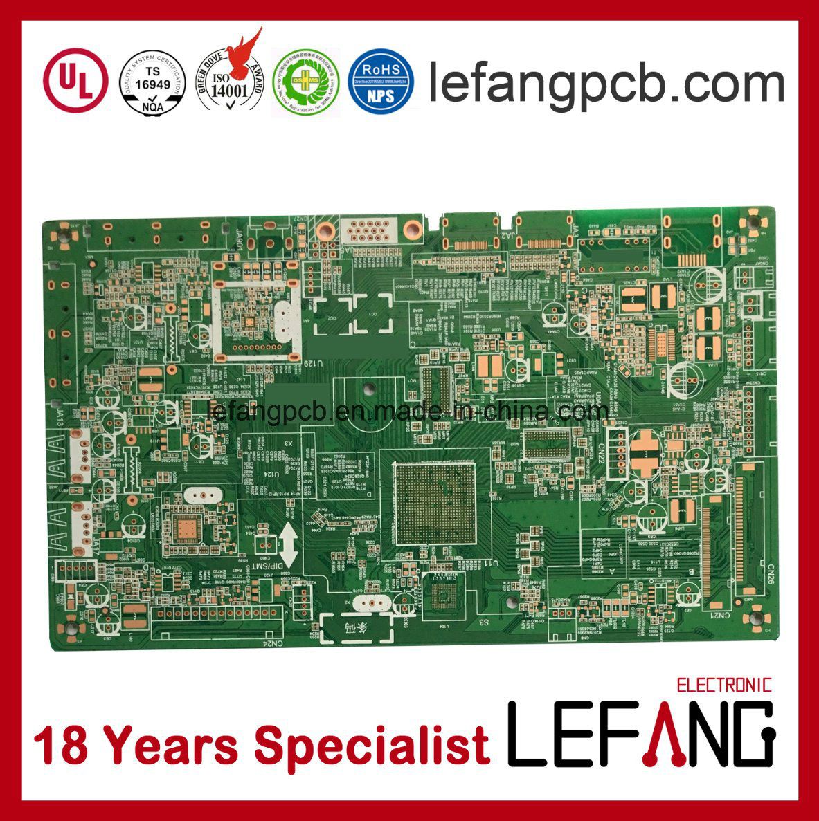 Contract PCB Circuit Manufacturer From Shenzhen with ISO19001