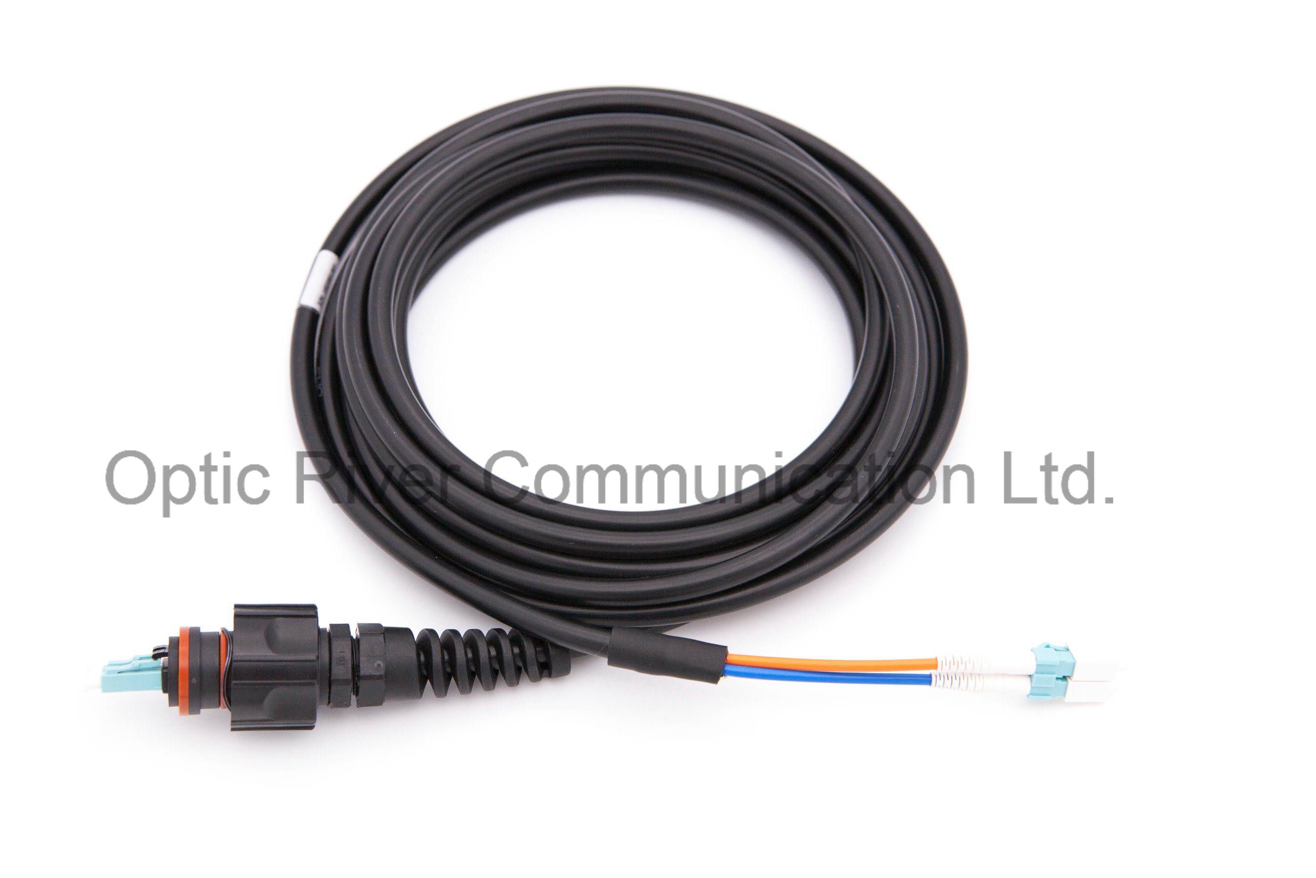 Dx LC Armored Water Proof Patch Cord 3m
