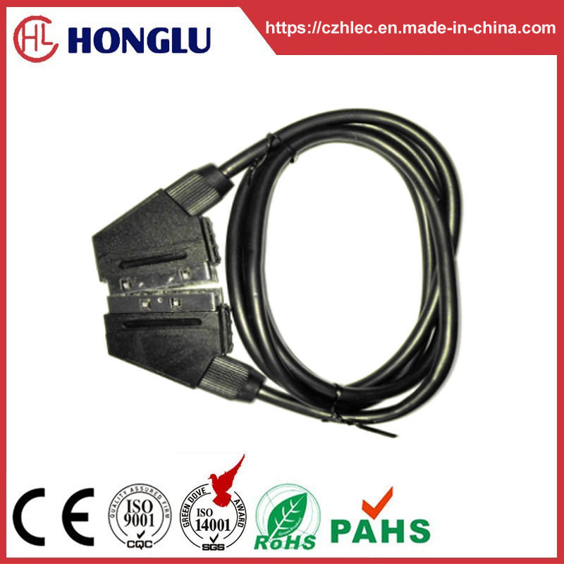 1.5m Scart with Best Audiovisual Effect Cable