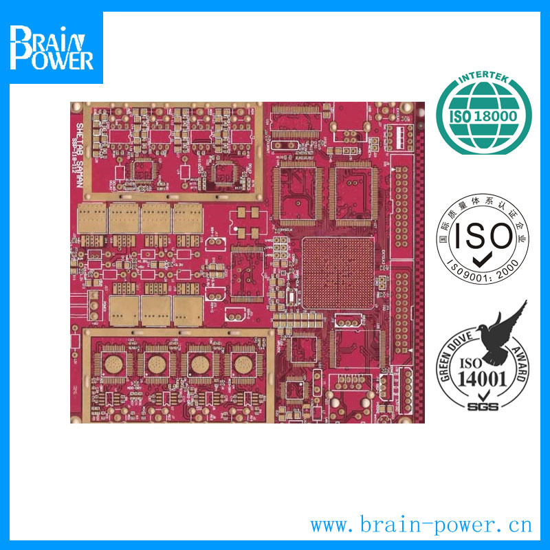 4-Layer PCB and PCBA for Circuit Board and Television
