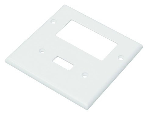 2-Gang COM Cover (TOGGLE & DECORA) Standard Size 4.563