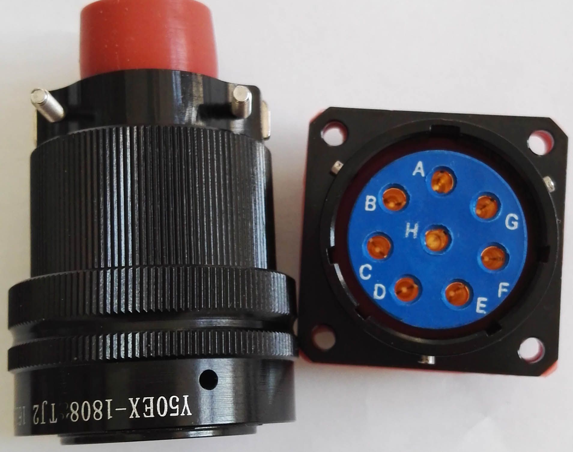 Y50ex Series 1808 Type Bayonet Connecting Circular Electric Connector
