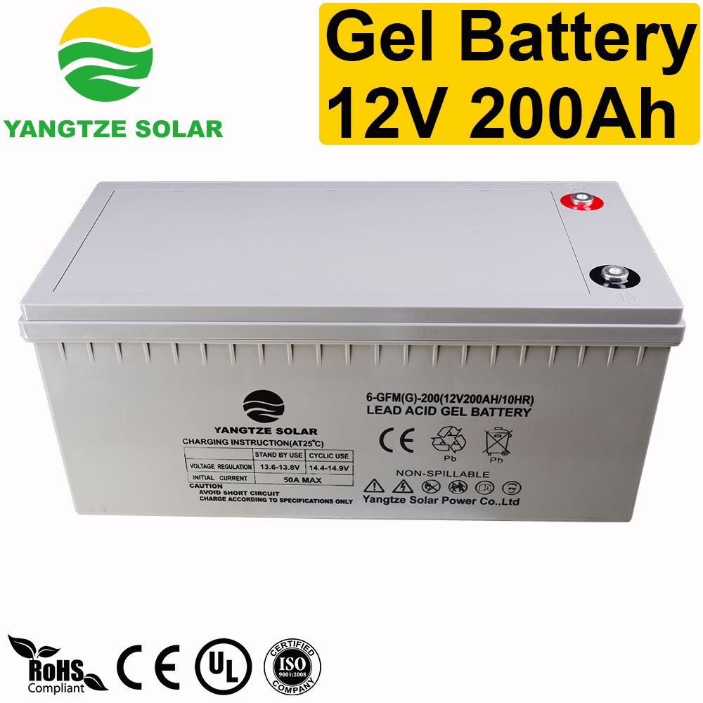 12V 200ah Maintenance Solar Power Storage Battery