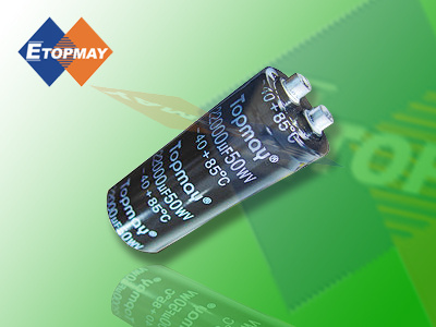 4000 Hours 105c 2200UF 350V Aluminum Electrolytic Capacitor with Screw Terminal Tmce22