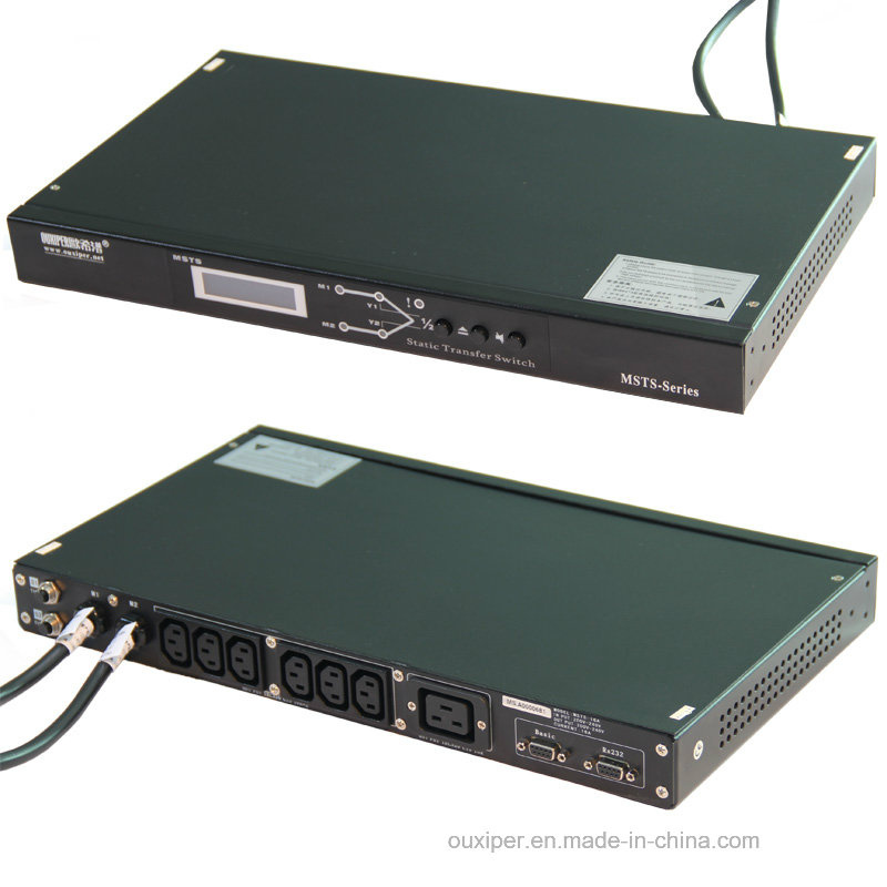Msts-16A 120VAC Industrial Automatic Transfer Switch for Double Power Supply