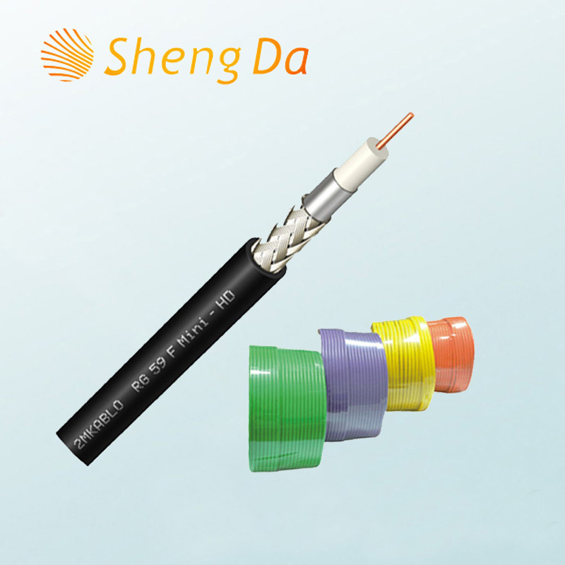 Dual Shielded CATV Communication Rg59 Coaxial Cable