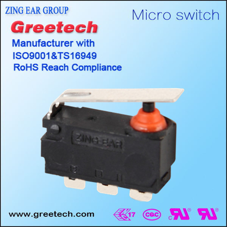 Subminiature Sealed Micro Switch for Car/Air Conditioner