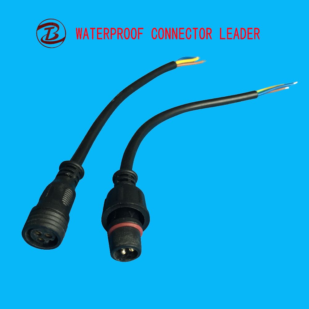 RoHS UL Approved 3 Pin LED Wateproof Cable Connector