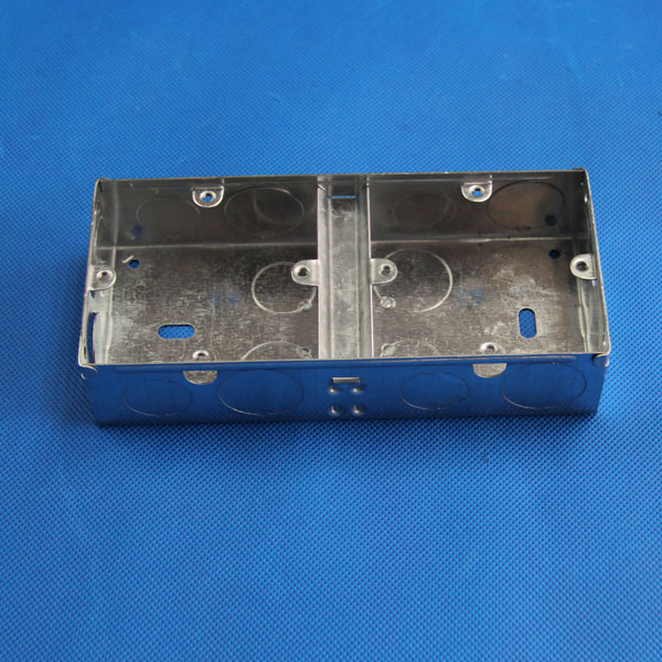 Metal Electrical Outlet Box (1+1 GANG)