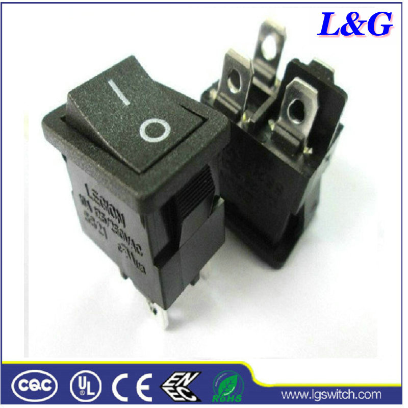 UL94V-0 12A 250VAC T85 Micro Button Rocker Paddle Switch