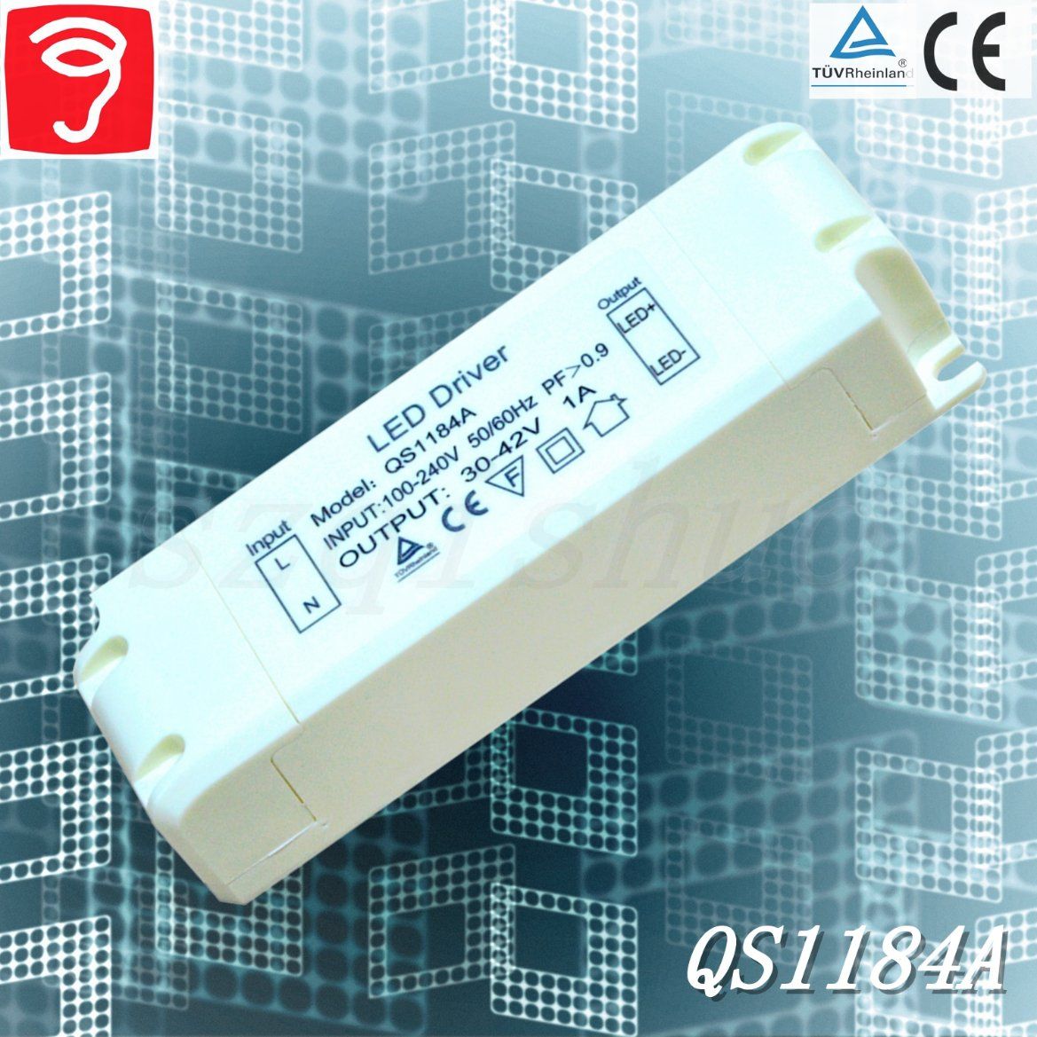 34-45W Wide Voltage Isolated LED Driver for Panel Light with Ce TUV QS1184A