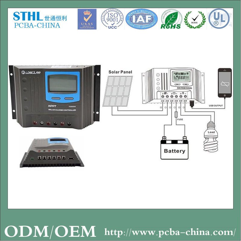 One Stop MPPT Solar Charge Controller PCBA