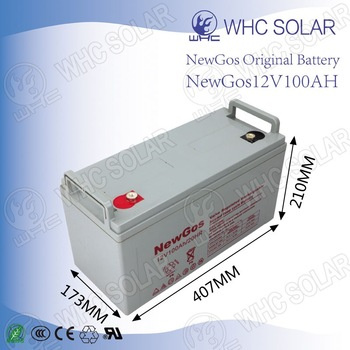 12V 100ah Deep Cycle AGM Battery for UPS Solar System