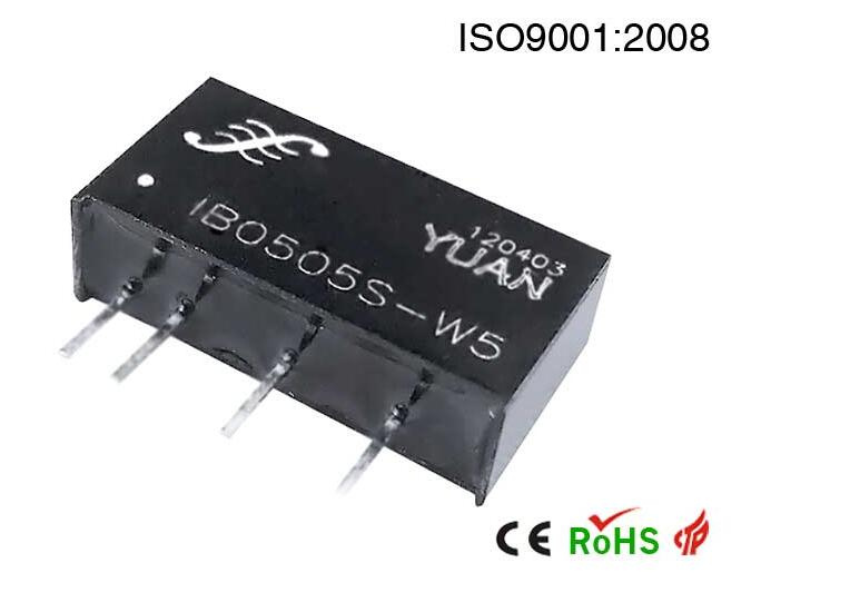 1W-2W Fixed Voltage Input, Regulated Single Output DC DC Converter