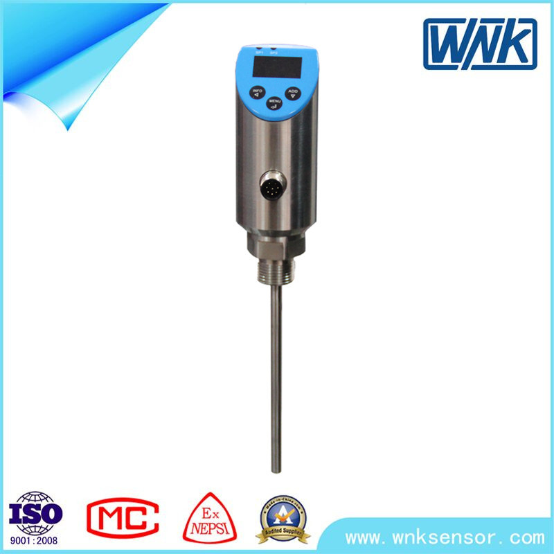 Industrial Digital Software Controlling Temperature Switch, 2PNP+0~5V/10V+Modbus Output