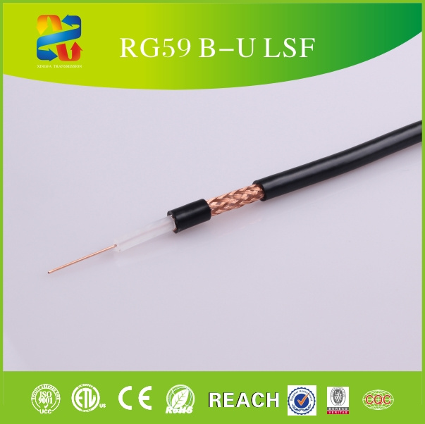 75 Ohm Rg59 Standard Coaxial Cable