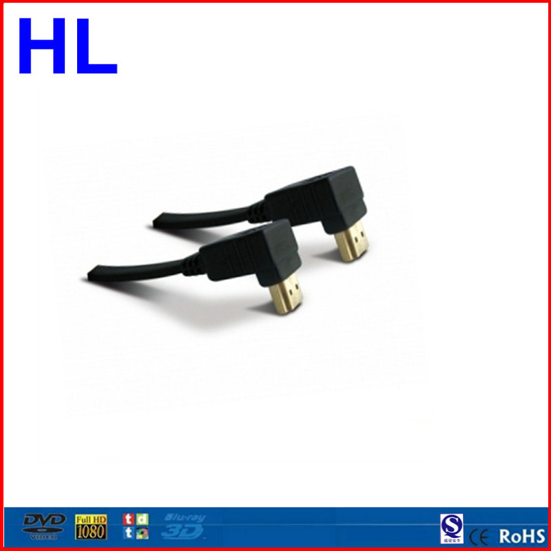 High End Right Angle V1.3 V1.4 V2.0 HDTV Game Player HDMI Cable