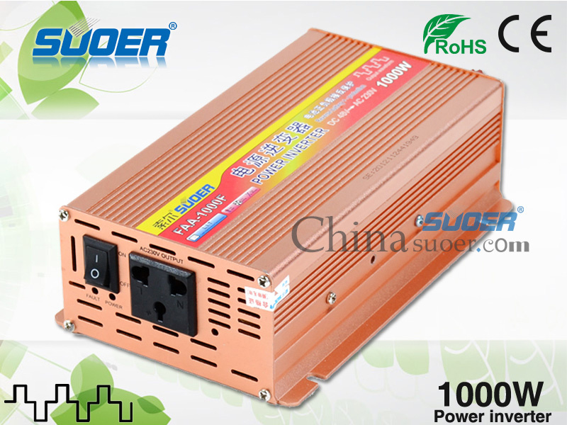 Suoer 1000W Power Inverter 48V to 220V Inverter (FAA-1000F)