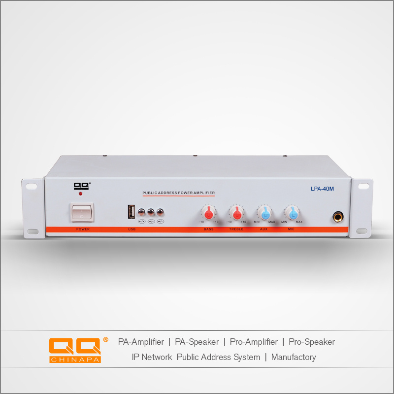 Series PA System Integrated USB FM Radio Amplifier with CE