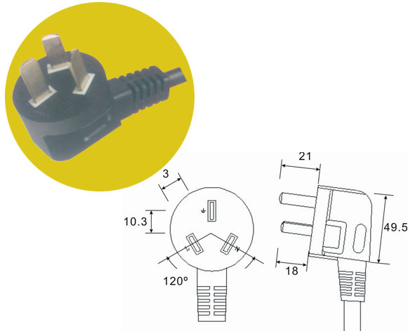 3 Pins Plug (JY-23)