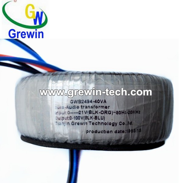 Step Down Audio Toroidal Transformer for Power Amplifier