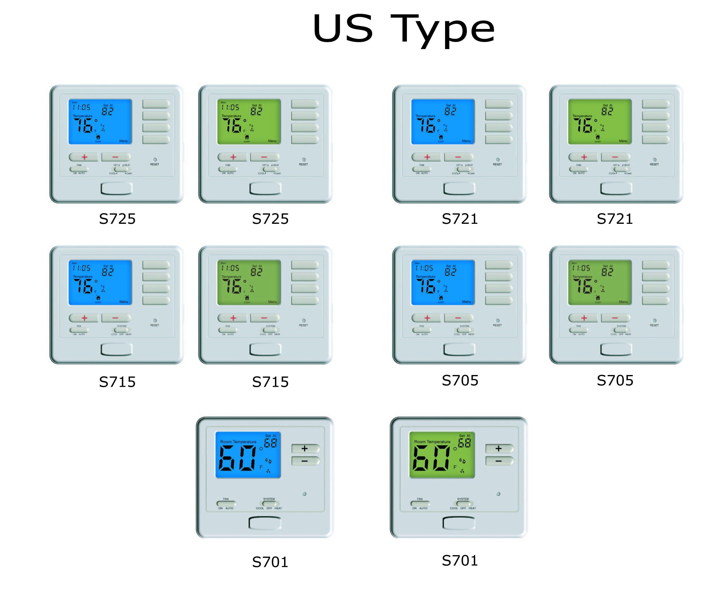 Air Conditioning Control Room Thermostat (S705)