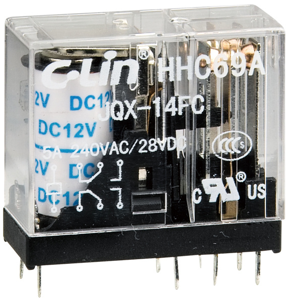 Miniature Relay/ PCB Relay with UL Approval (HHC69A-2Z (JQX-14FC-2Z))