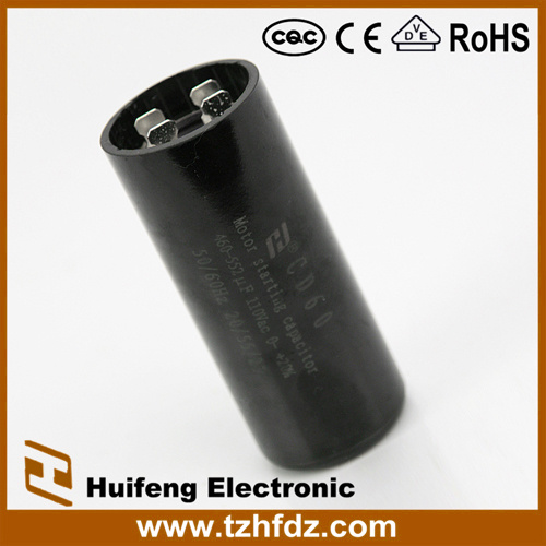 110V CD60 Bakelite AC Motor Starting Capacitor