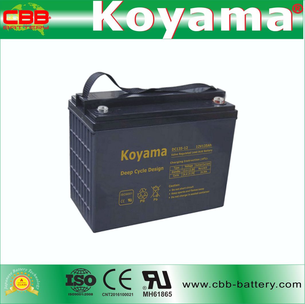 DC135-12 12V 135ah Deep Cycle AGM Battery