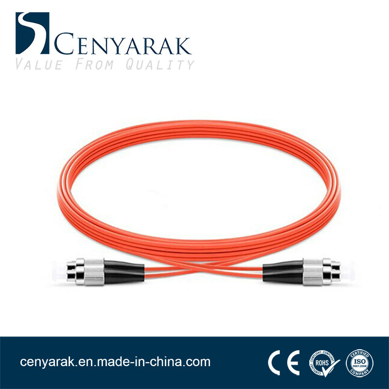 3 Meter Multi-Mode Duplex Fiber Optic Cable (50/125) FC to FC