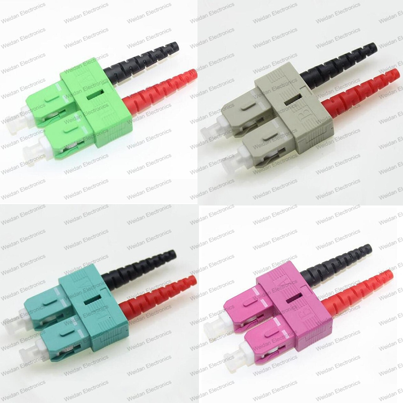 Sc Sm/mm/APC/Om3/Om4 Dx Optical Fiber Connector