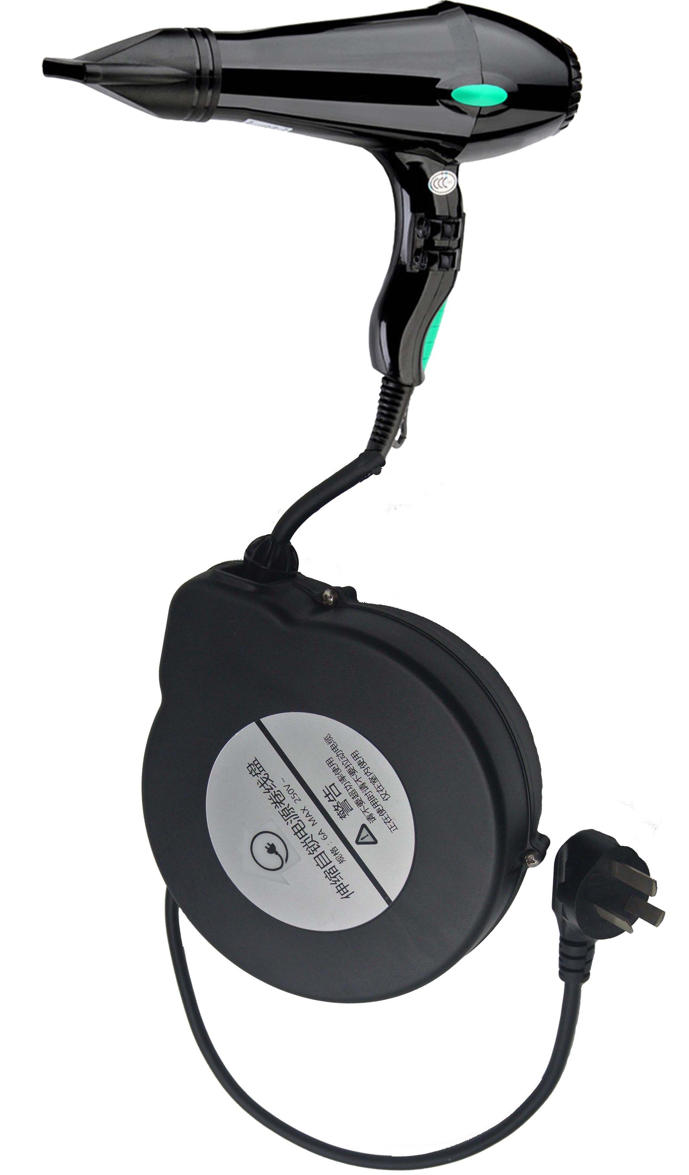 PP Material Extension Power Wire Cord Retractor for Hair Dryer