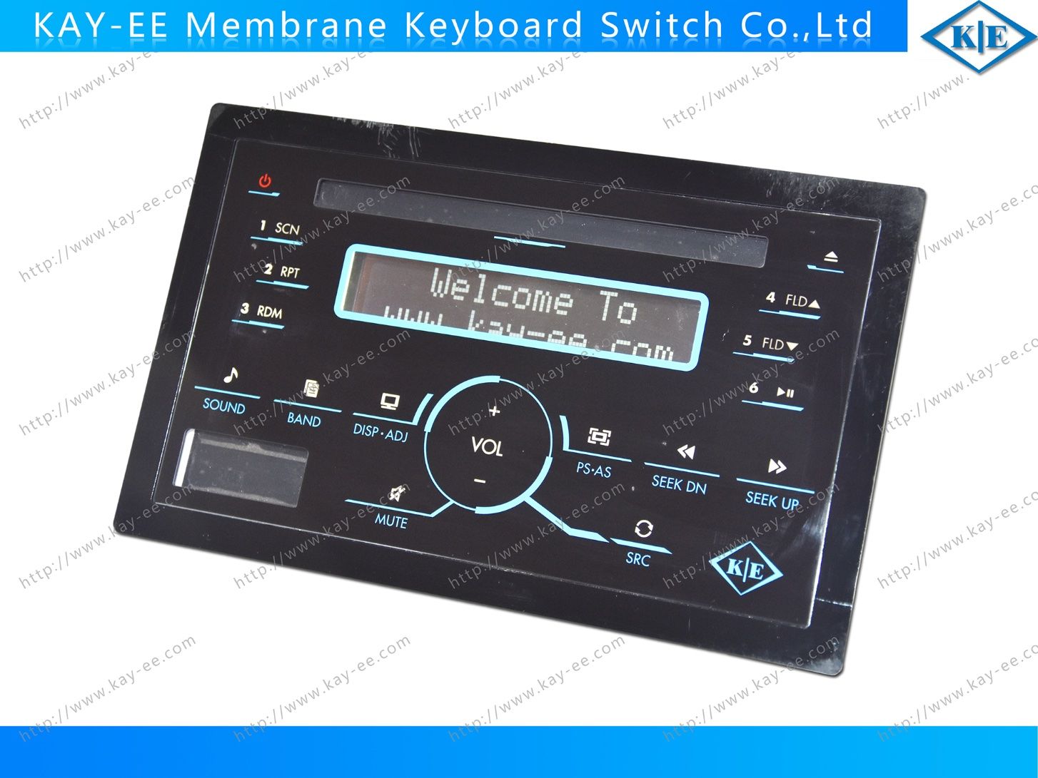 Sensitive Capacitive Membrane Switch Keypad with LCD
