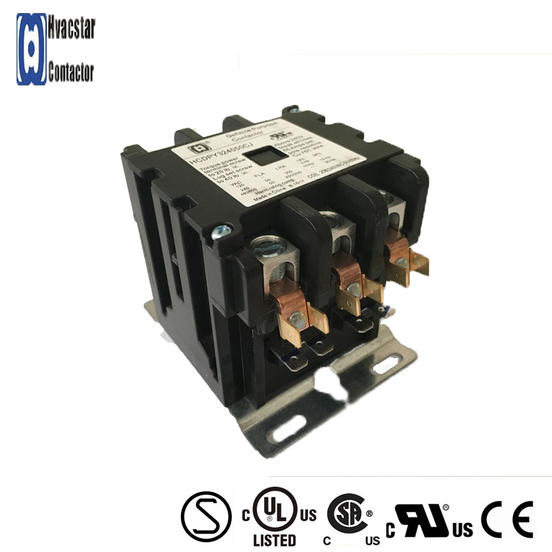 Hcdp Series AC Contactor for Air Conditioner with UL Certification