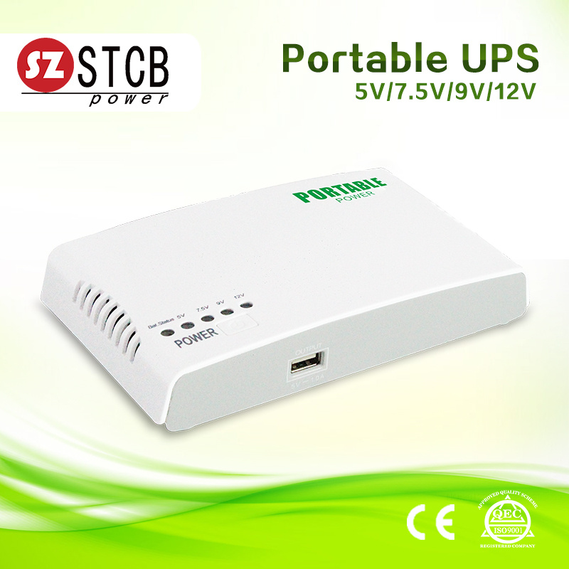 Mini UPS 5V 12V for Router 6 Hours Back-up