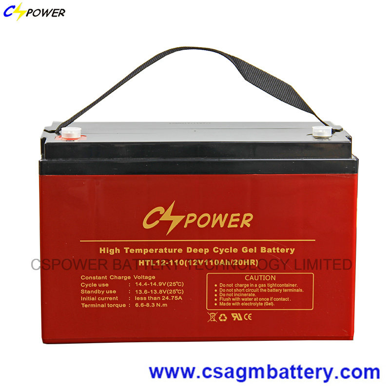 12V 110ah Solar Battery Deep Cycle Gel Battery