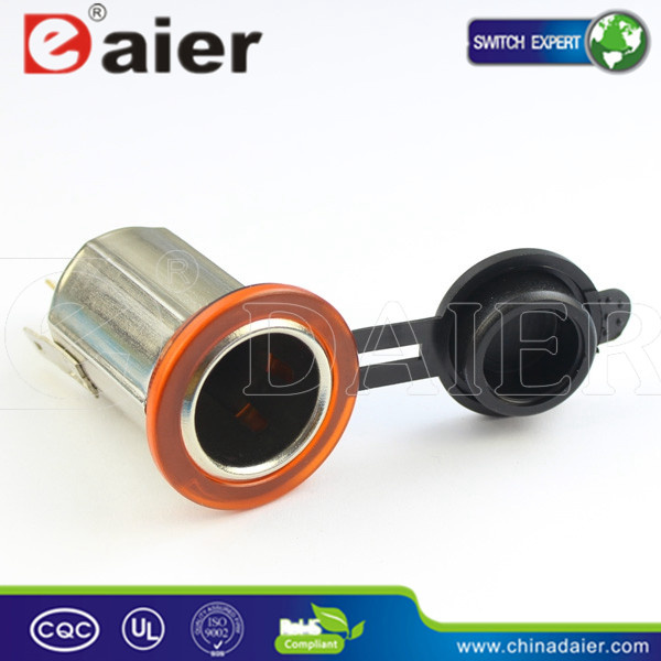 Daier Car Cigarette Lighter Socket with Cigarette Lighter Plug(Ds3004