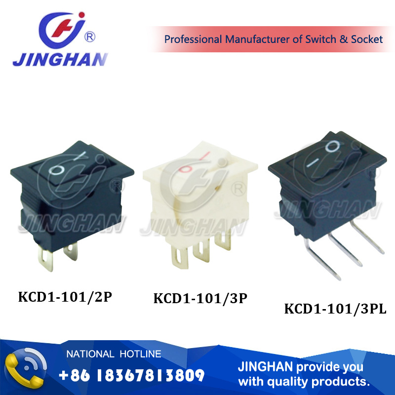 Kcd1-101 Mini on-off Rocker Switch 15*10mm